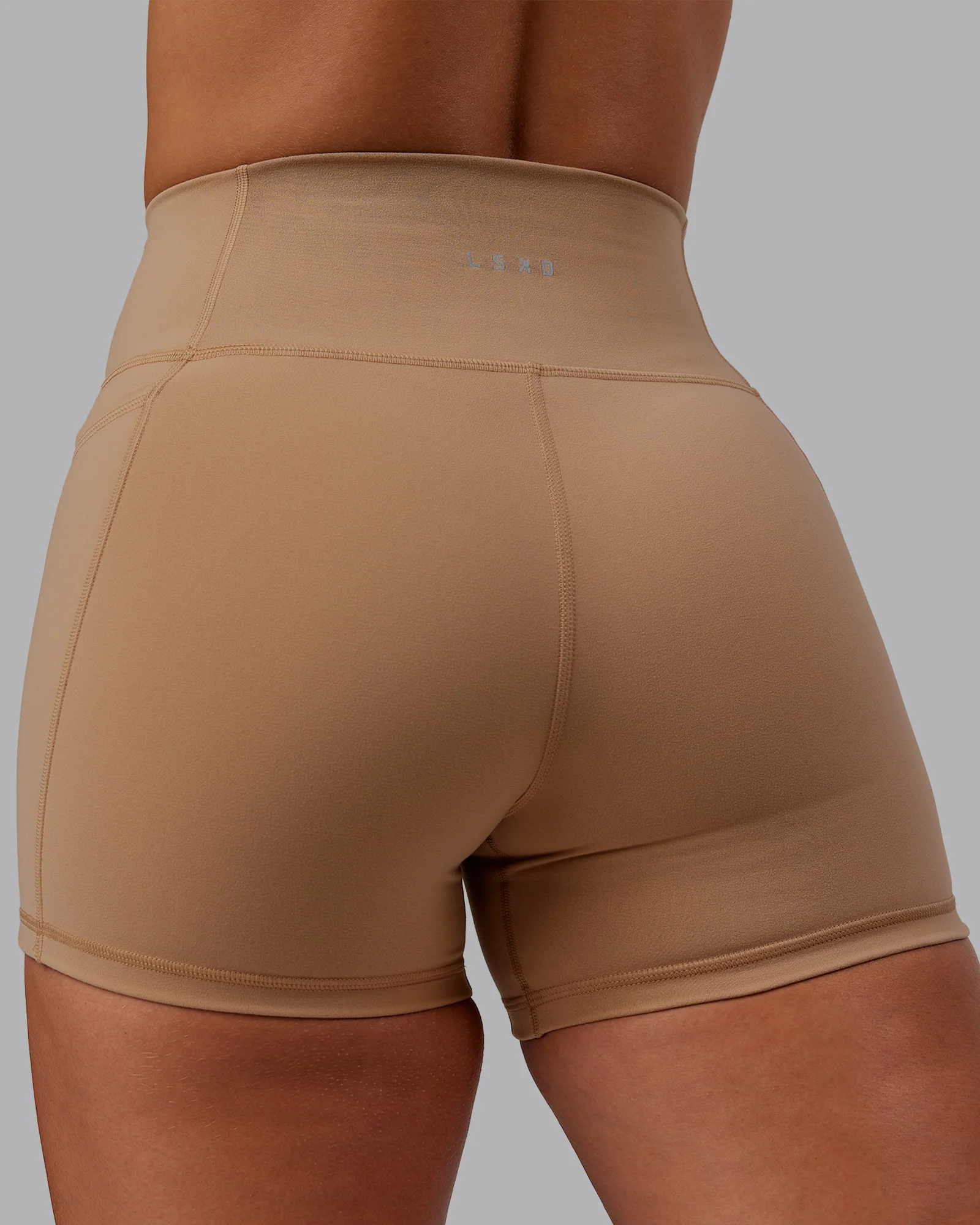Fusion Ultra High-Rise 4" Short Pockets - Warm Smoke