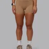 Fusion Ultra High-Rise 4" Short Pockets - Warm Smoke