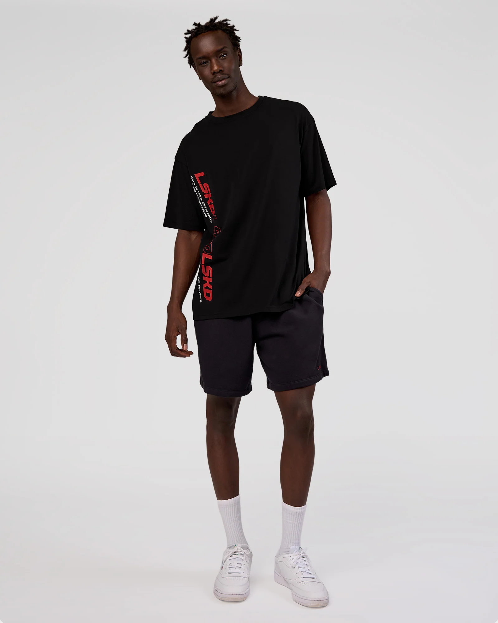 Nothing Is Impossible 6" Short - Black-Flame