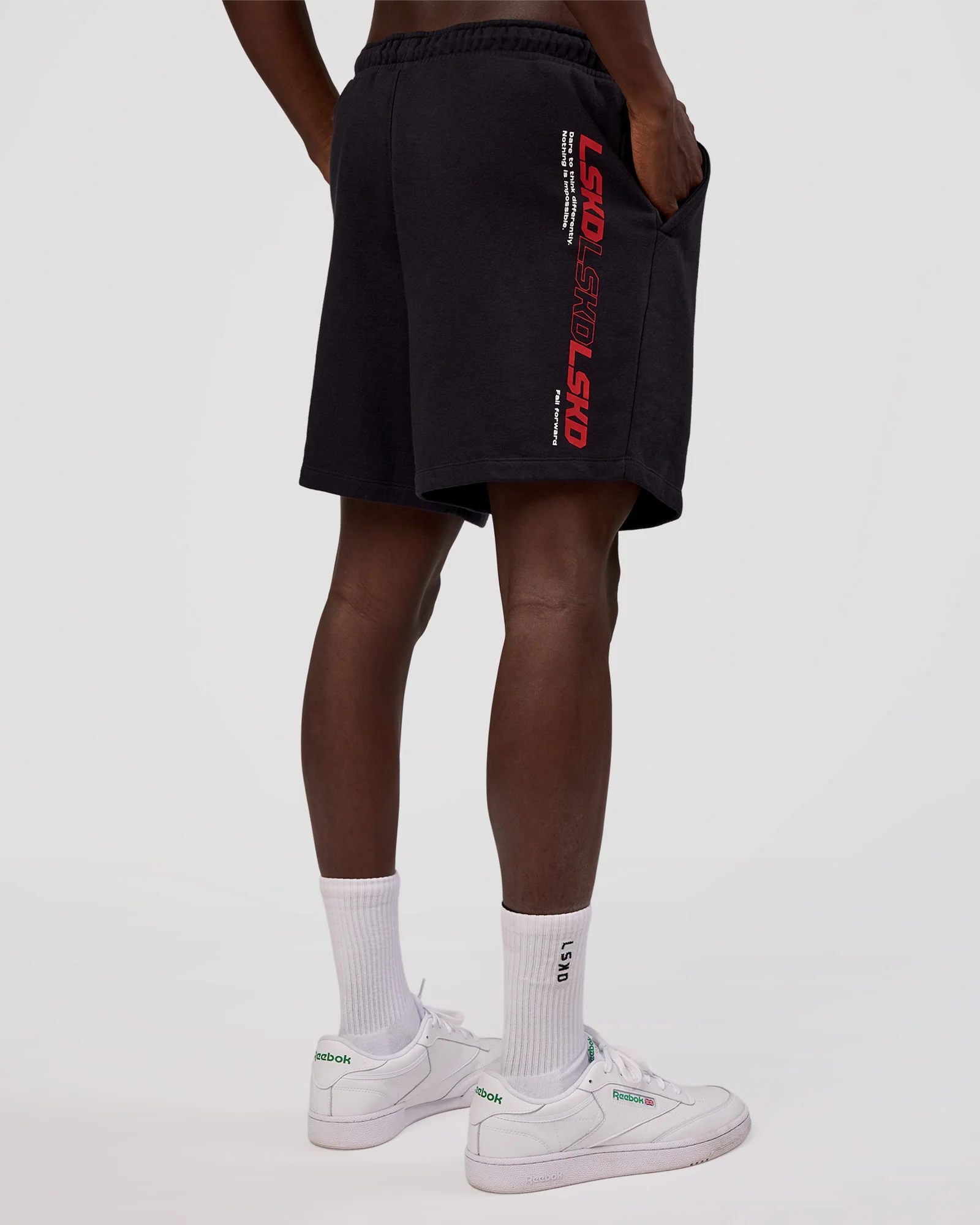 Nothing Is Impossible 6" Short - Black-Flame