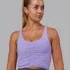 7822-liberty-ruched-tank-violet-ray-1.webp Liberty Ruched Tank - Violet Ray