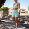 Push The Limit Sports Bra - Island Paradise