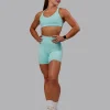 Push The Limit Sports Bra - Island Paradise