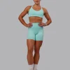 Push The Limit Sports Bra - Island Paradise