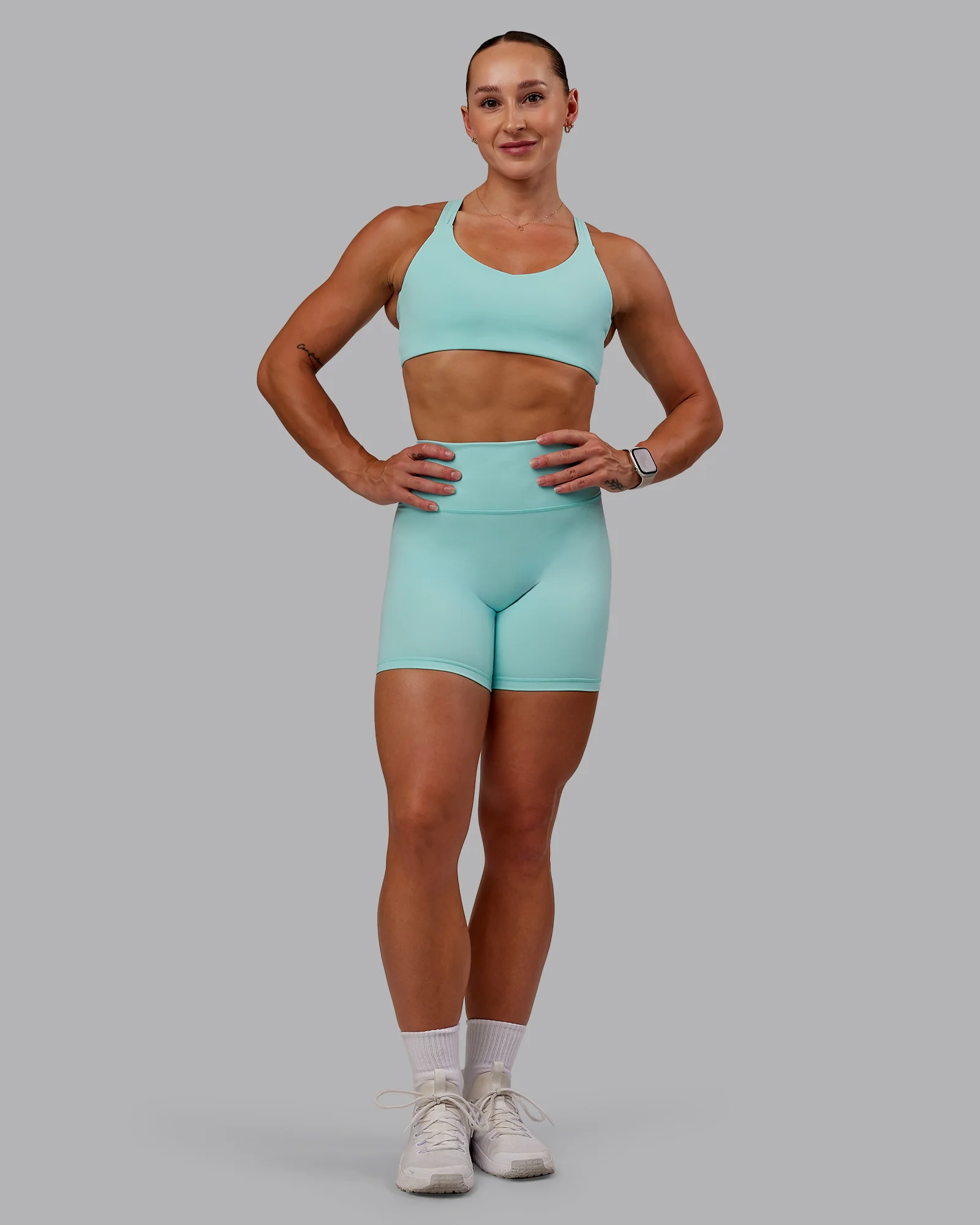 Push The Limit Sports Bra - Island Paradise