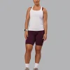 Elixir Ultra High-Rise 9" Short Pockets - Cherry Lacquer