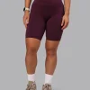 Elixir Ultra High-Rise 9" Short Pockets - Cherry Lacquer