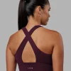 7849-evoke-longline-sports-bra-cherry-lacquer-2.webp Evoke Longline Sports Bra - Cherry Lacquer