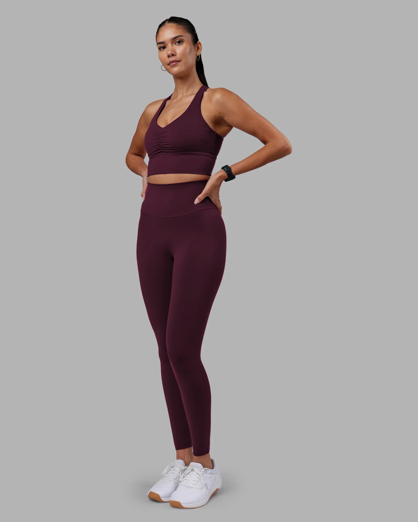 7849-evoke-longline-sports-bra-cherry-lacquer-5.webp Evoke Longline Sports Bra - Cherry Lacquer
