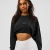 786-go-to-long-sleeve-flxcotton-oversized-tee-black-washed-white-1.webp Go-To Long Sleeve FLXCotton Oversized Tee - Black Washed-White
