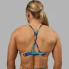 AMRAP High Neck Sports Bra - React Print
