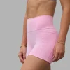 Fusion Ultra High-Rise 4" Short Pockets - Pale Pink