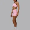 Fusion Ultra High-Rise 4" Short Pockets - Pale Pink