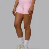 Fusion Ultra High-Rise 4" Short Pockets - Pale Pink