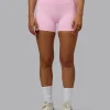 Fusion Ultra High-Rise 4" Short Pockets - Pale Pink