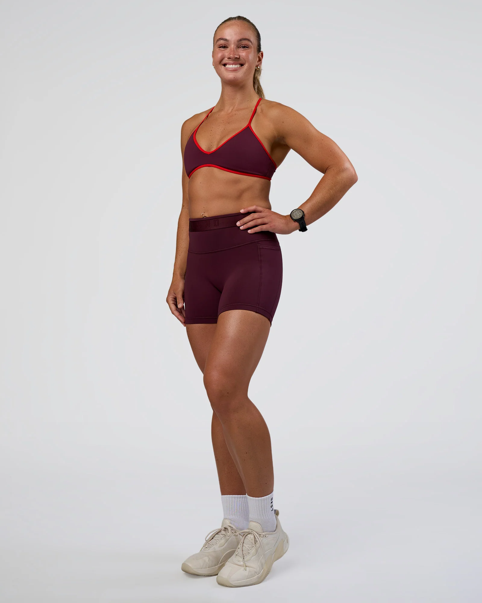7956-fusion-jacquard-high-rise-4-short-pockets-cherry-lacquer-2.webp Fusion Jacquard High-Rise 4” Short Pockets - Cherry Lacquer