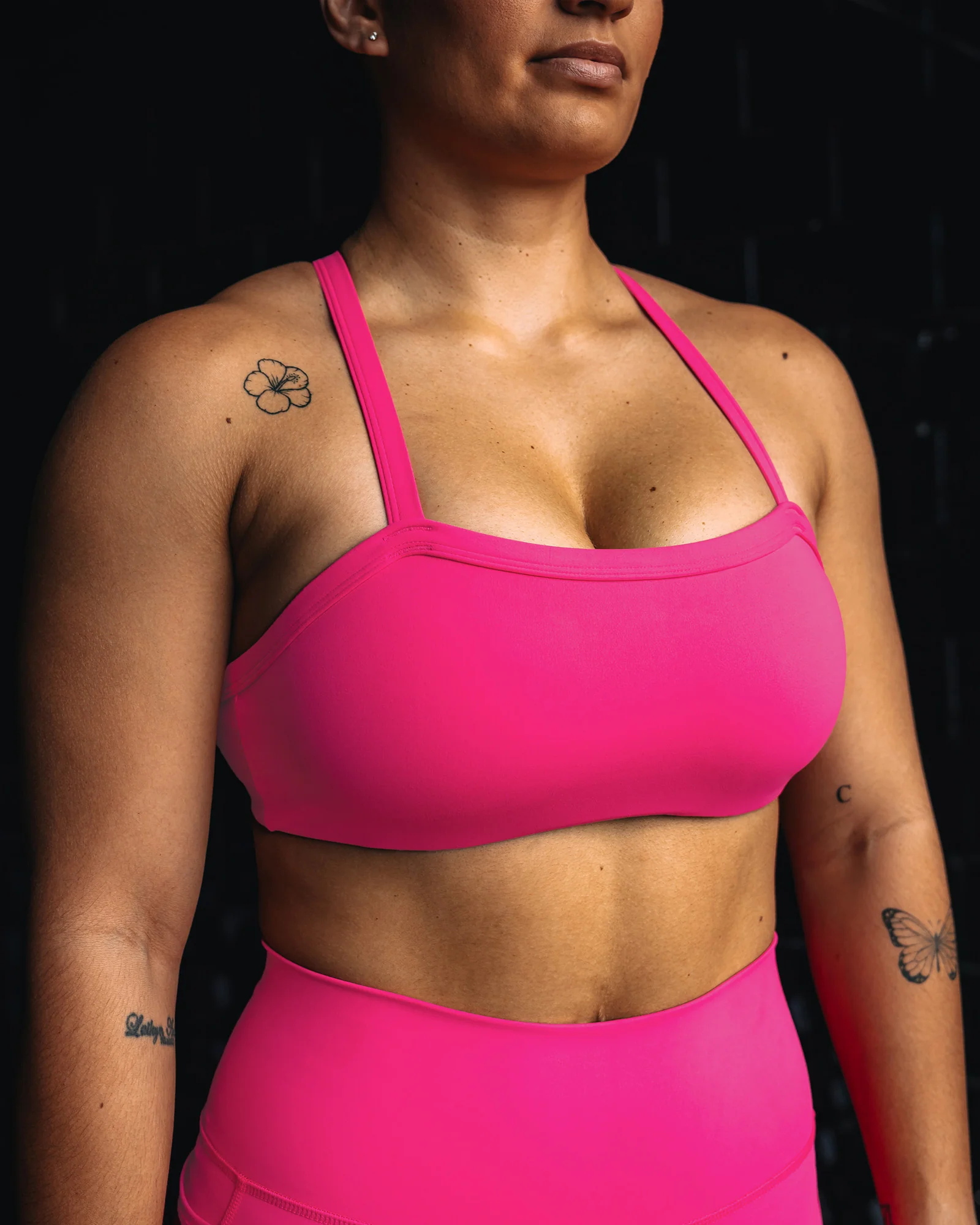 Inspired Sports Bra - Ultra Pink