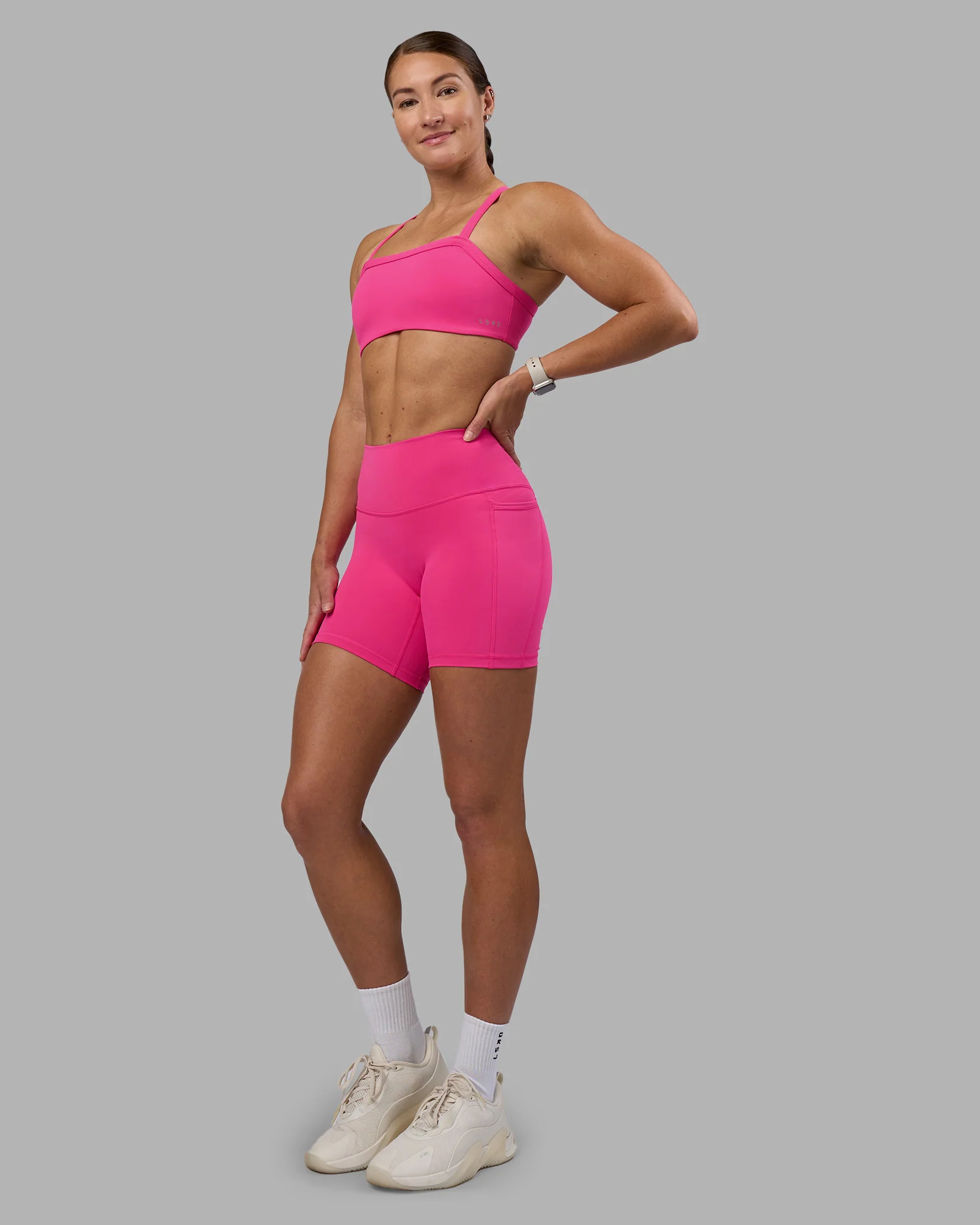 Inspired Sports Bra - Ultra Pink