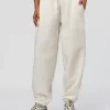Go-To Oversized Track Pant - Silver Marl