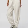 Go-To Oversized Track Pant - Silver Marl