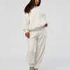 Go-To Oversized Track Pant - Silver Marl