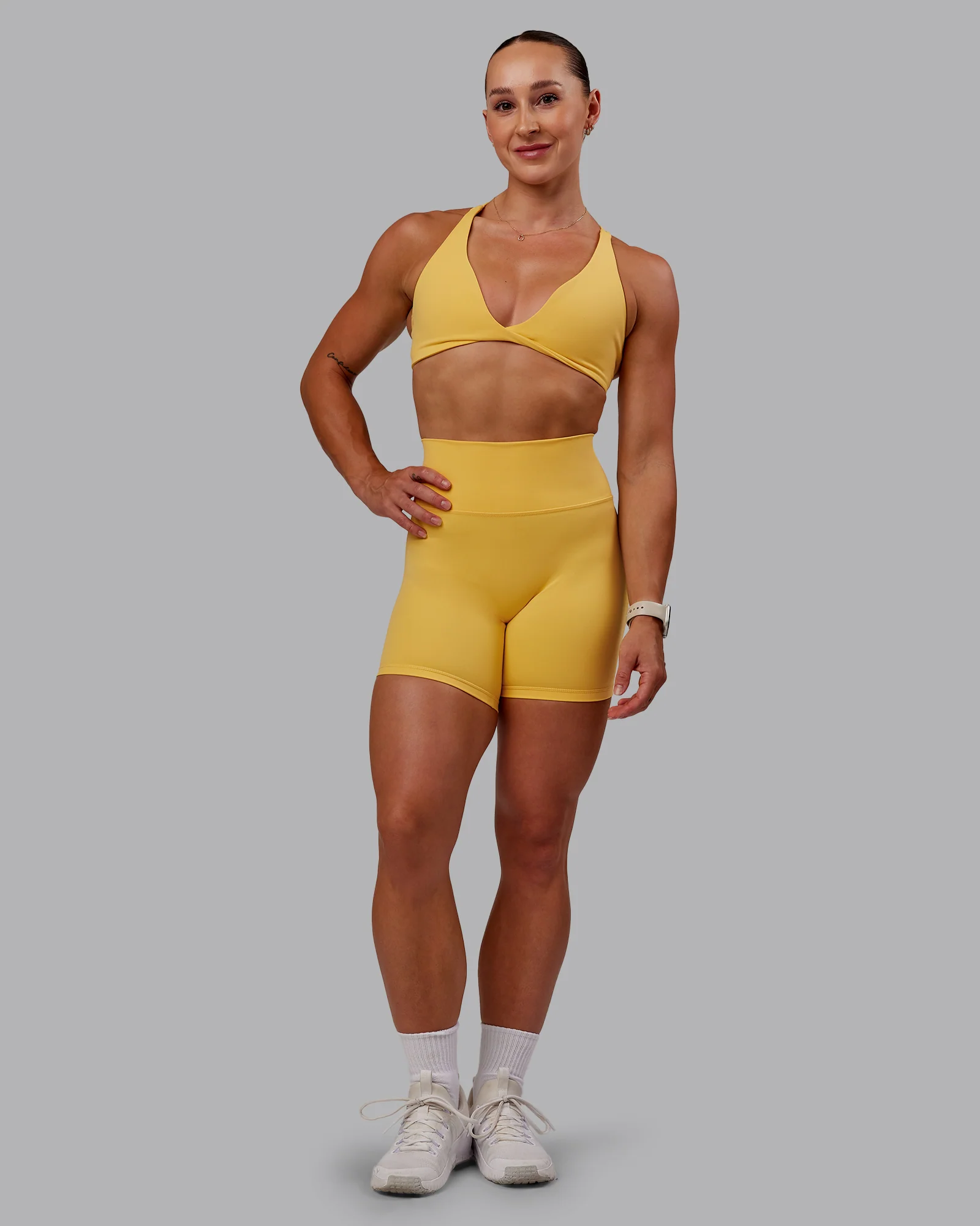 Agile Sports Bra - Banana Cream