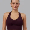 Evoke Longline Sports Bra - Mulberry