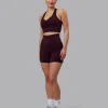 Evoke Longline Sports Bra - Mulberry