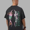 8097-digital-world-heavyweight-flxcotton-oversized-tee-washed-black-2.webp Digital World Heavyweight FLXCotton Oversized Tee - Washed Black
