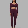 8161-aria-long-sleeve-sports-bra-cherry-lacquer-6.webp Aria Long Sleeve Sports Bra - Cherry Lacquer