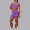 Fusion Ultra High-Rise 6" Short Pockets - Purple Fizz