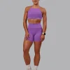 Fusion Ultra High-Rise 6" Short Pockets - Purple Fizz