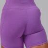 Fusion Ultra High-Rise 6" Short Pockets - Purple Fizz