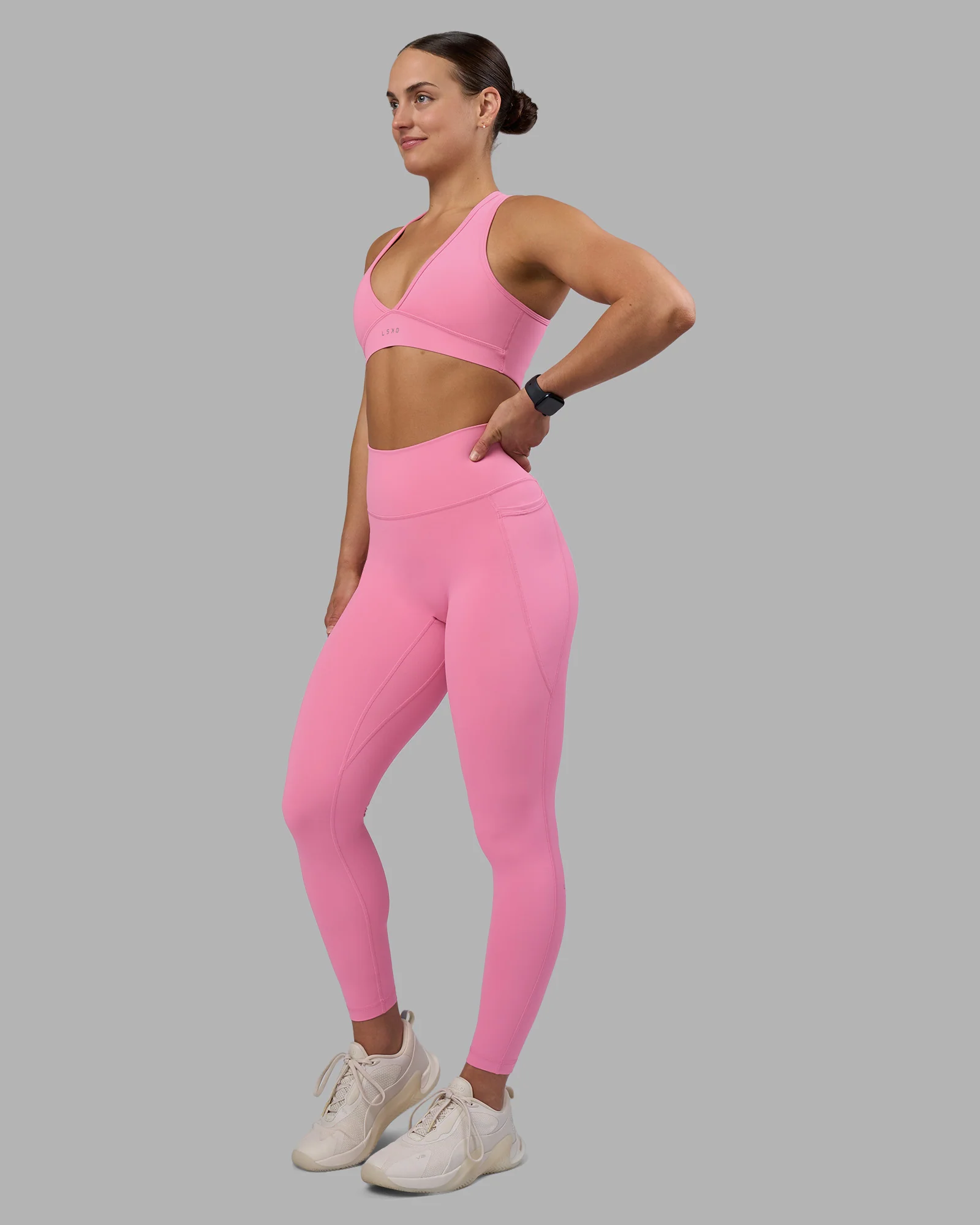 Fusion Ultra High-Rise Full Length Legging Pockets - Candy Pink