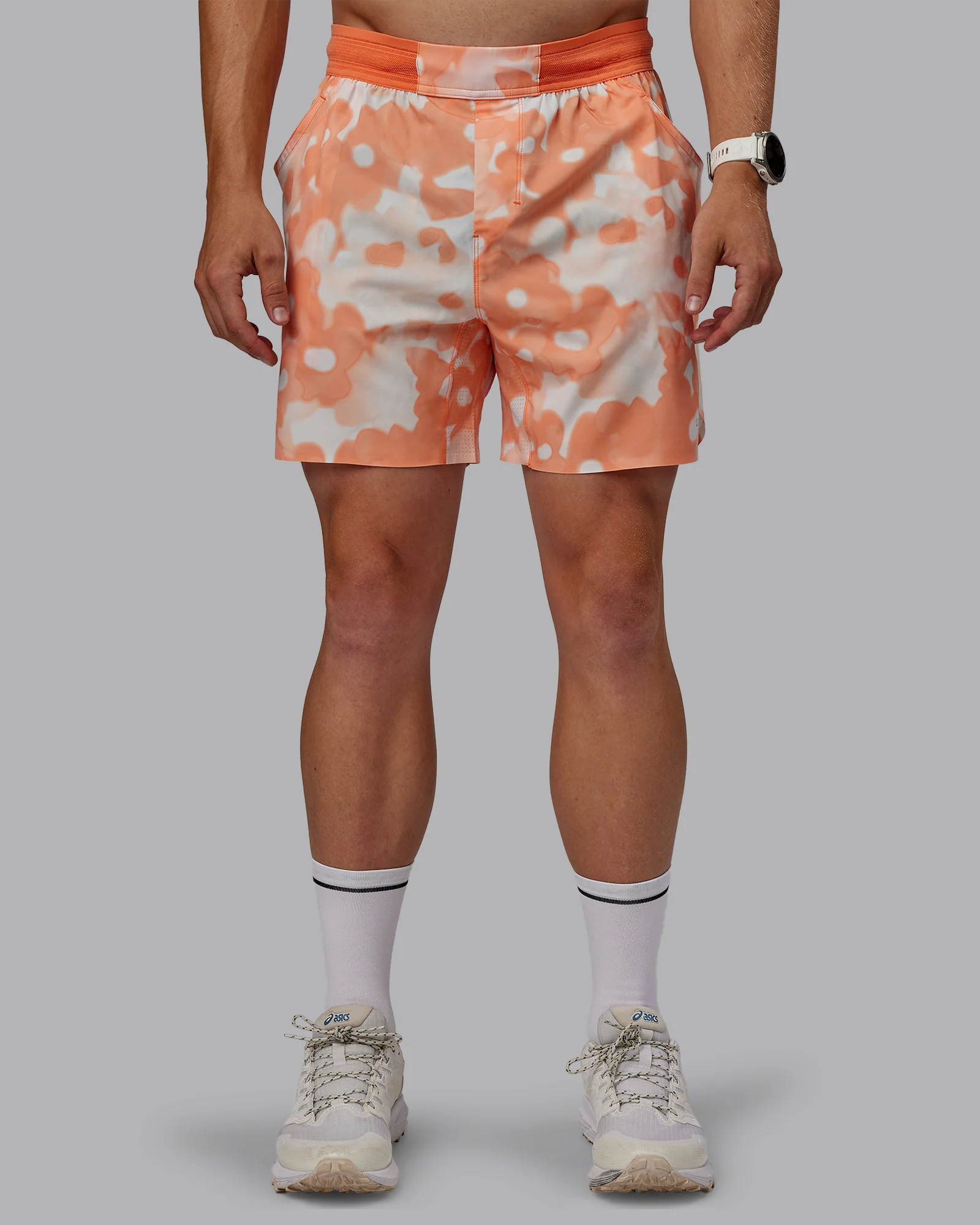 Grand Slam 6" Short - Wildflower Cantaloupe