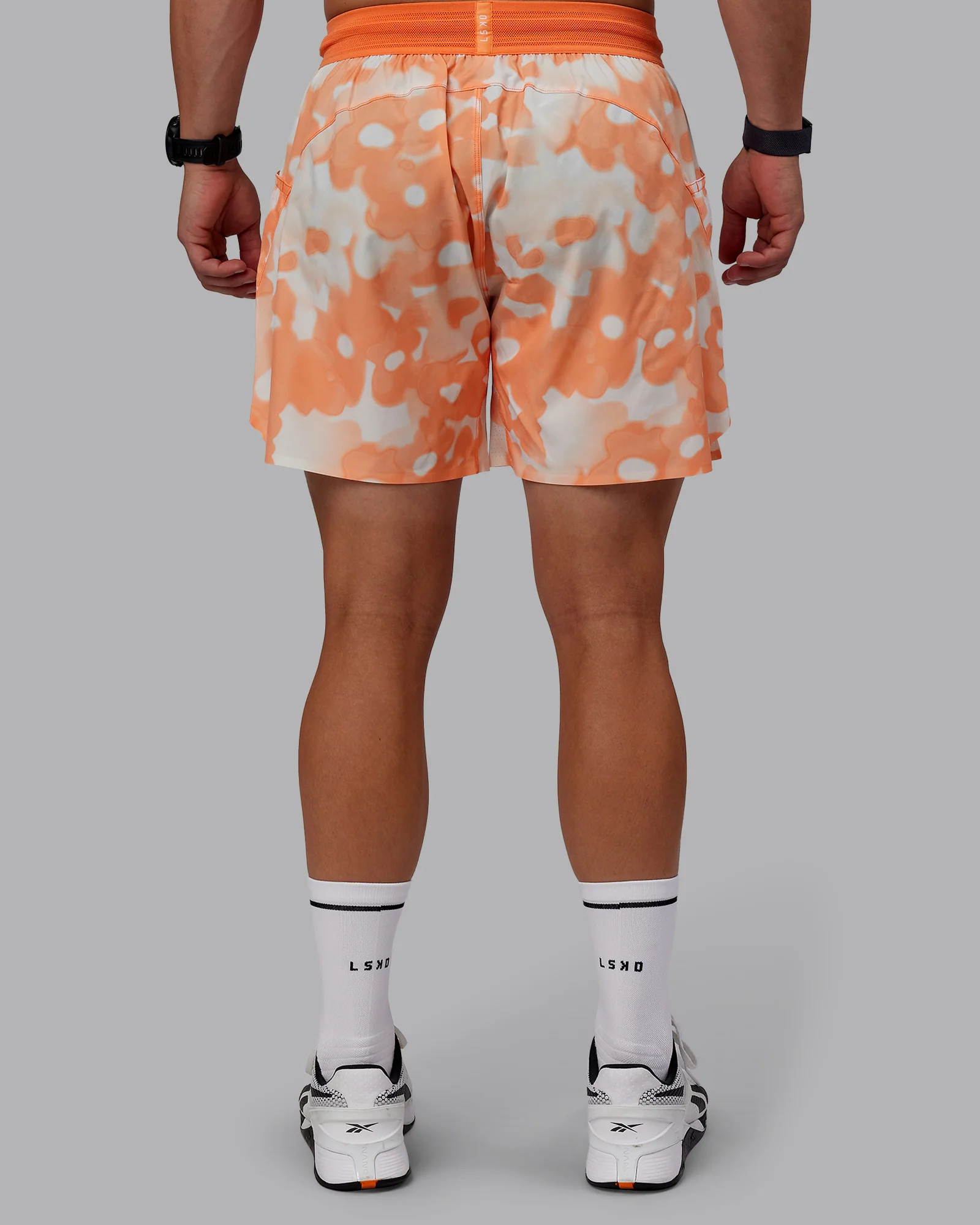 Grand Slam 6" Short - Wildflower Cantaloupe