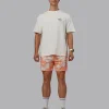Grand Slam 6" Short - Wildflower Cantaloupe