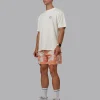 Grand Slam 6" Short - Wildflower Cantaloupe