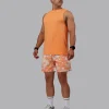 Grand Slam 6" Short - Wildflower Cantaloupe