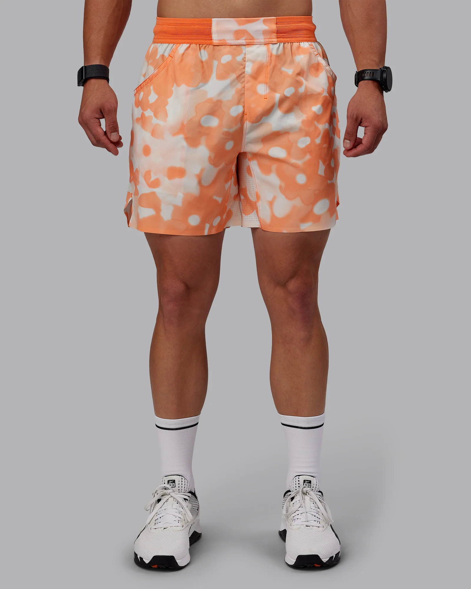 Grand Slam 6" Short - Wildflower Cantaloupe