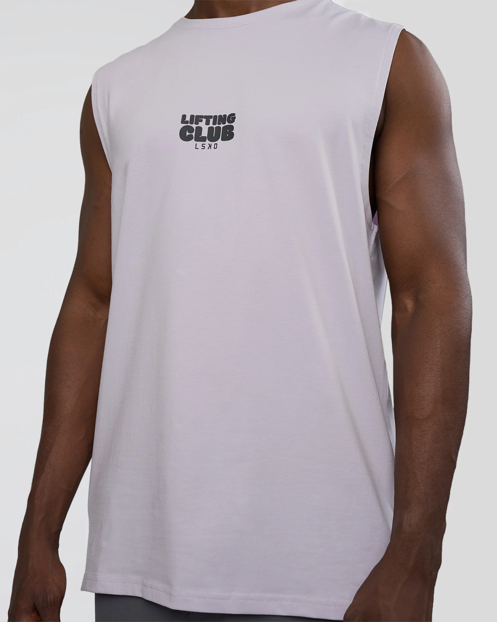 Kettle-B FLXCotton Muscle Tank - Galactic Lilac-Black