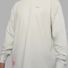 Cali FLXCotton Oversized Long Sleeve Tee - Digital Mist Washed