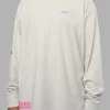 Cali FLXCotton Oversized Long Sleeve Tee - Digital Mist Washed