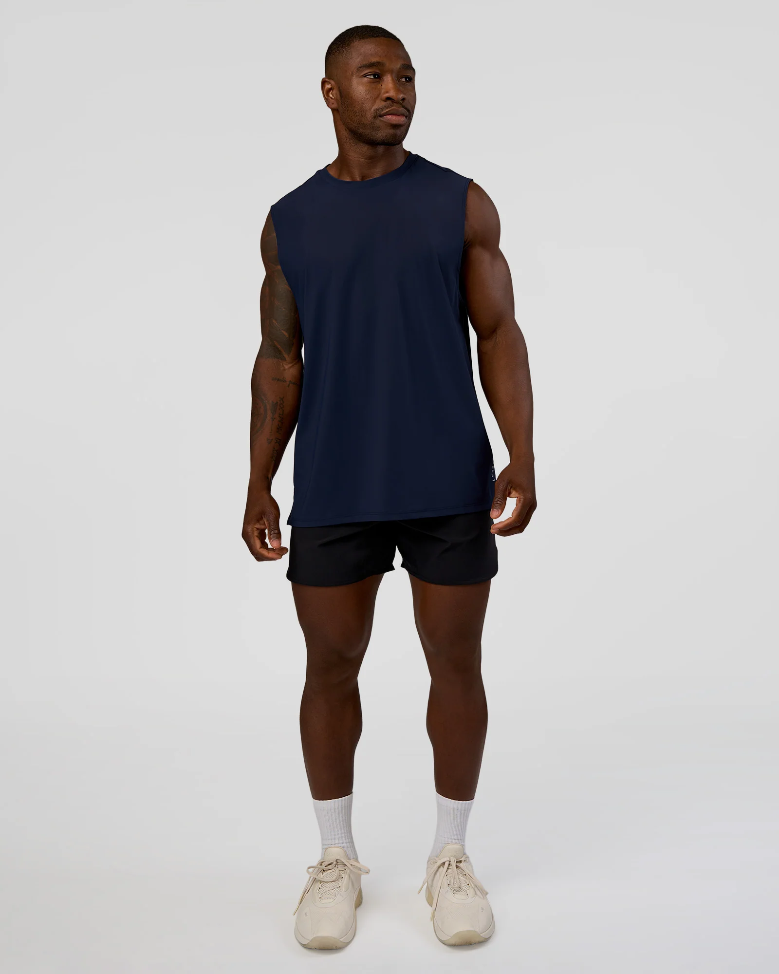 Cadence MicroMotion Muscle Tank - Future Navy