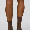 Signal Pilates Crew Grip Socks 2.0 - Hot Chocolate