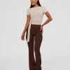 Peaches Wrap Cinch Top - Shale Beige
