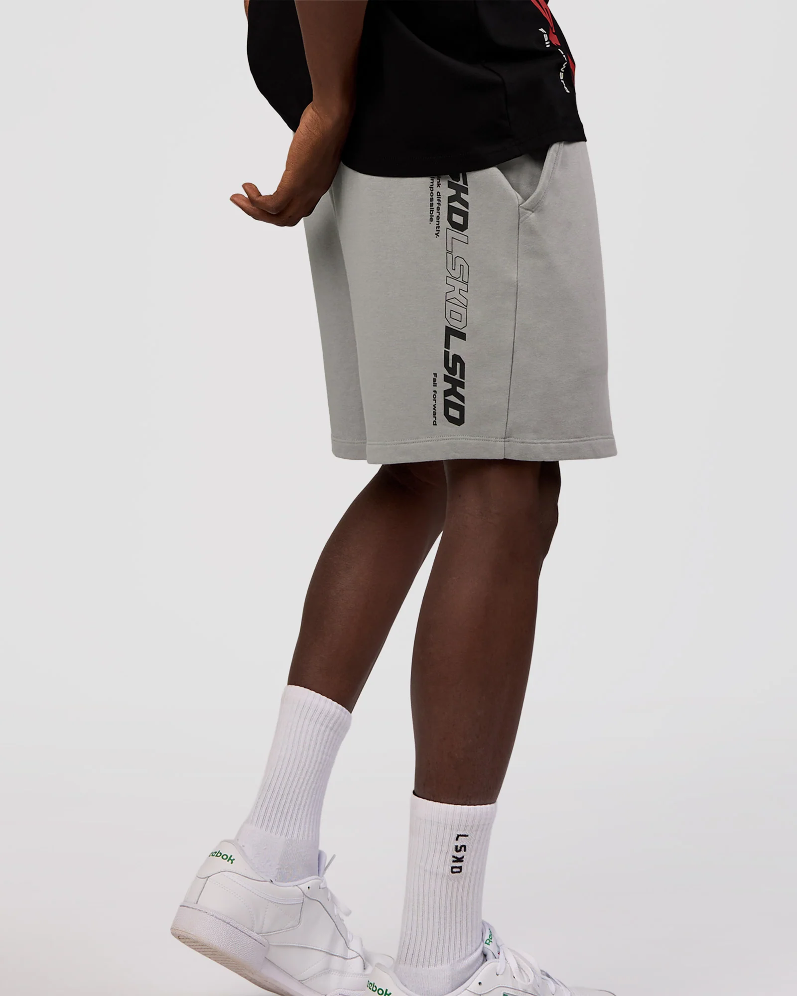 Nothing Is Impossible 6" Short - Alloy-Black