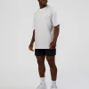 Abstract Haze FLXCotton Tee - White-Blue Aura