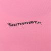 Go-To 1% Better Every Day FLXCotton Oversized Tee - Candy Pink-Black