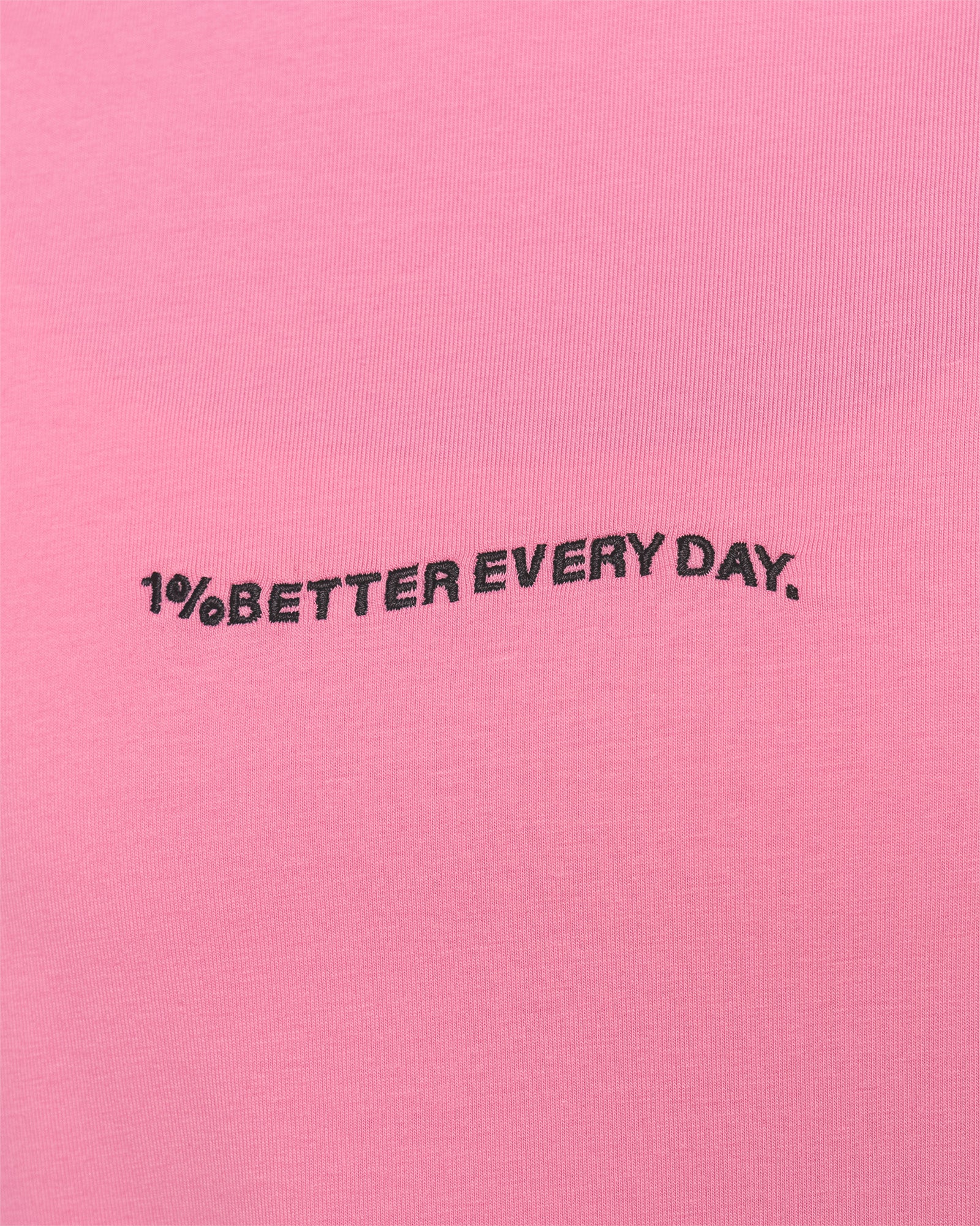 Go-To 1% Better Every Day FLXCotton Oversized Tee - Candy Pink-Black
